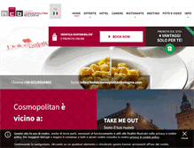 Tablet Screenshot of hotelcosmopolitanbologna.com